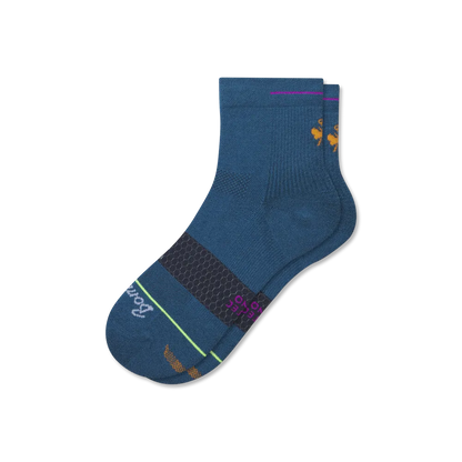 Women's Merino Wool Blend Athletic Quarter Socks
