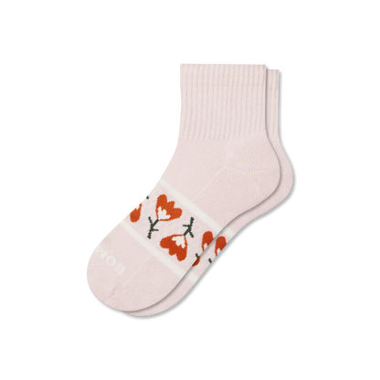Women's Garden Party Quarter Socks