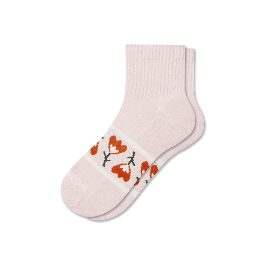 Women's Garden Party Quarter Socks