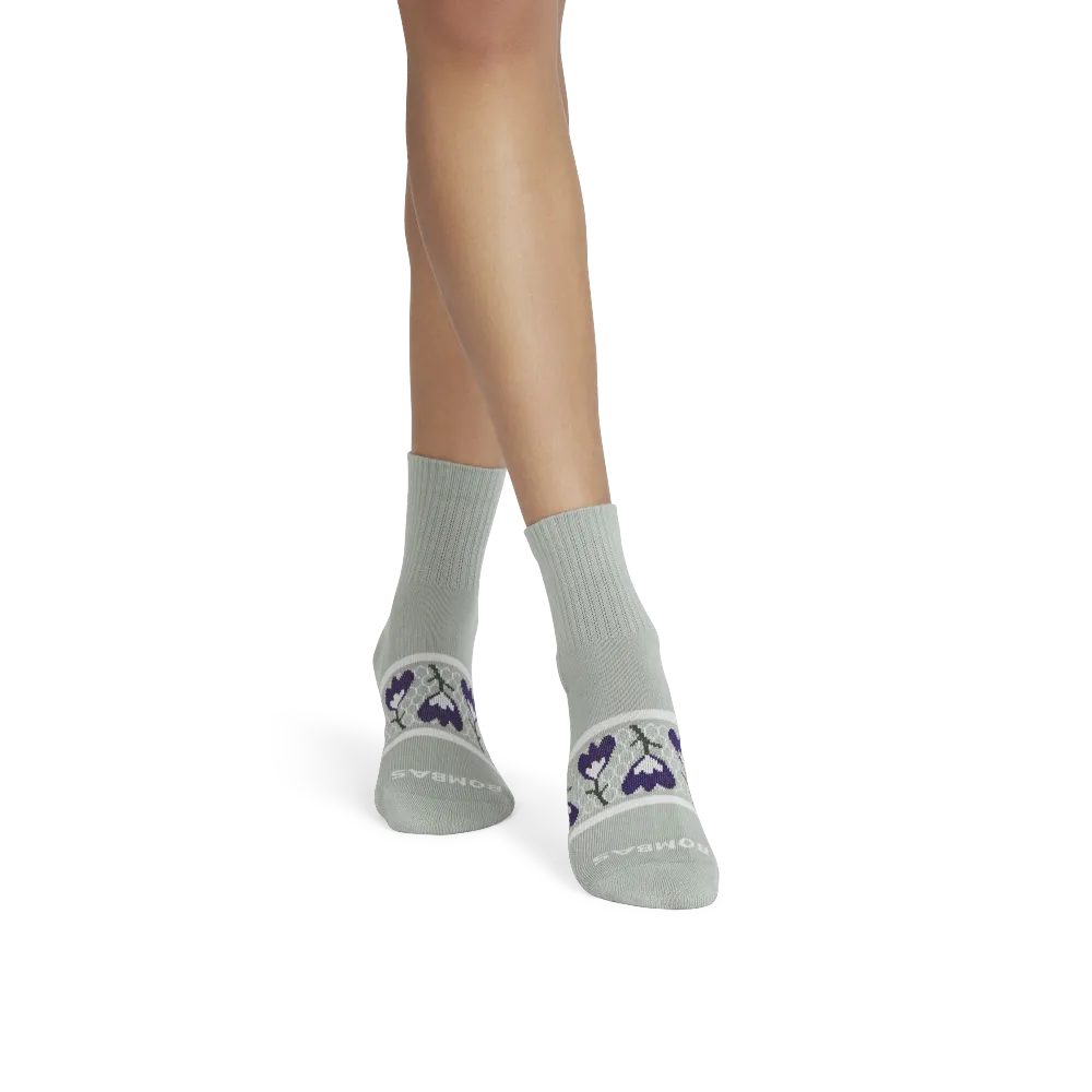 Women's Garden Party Quarter Sock 4-Pack