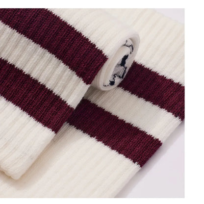 Women's Vintage Stripes Half Calf Socks