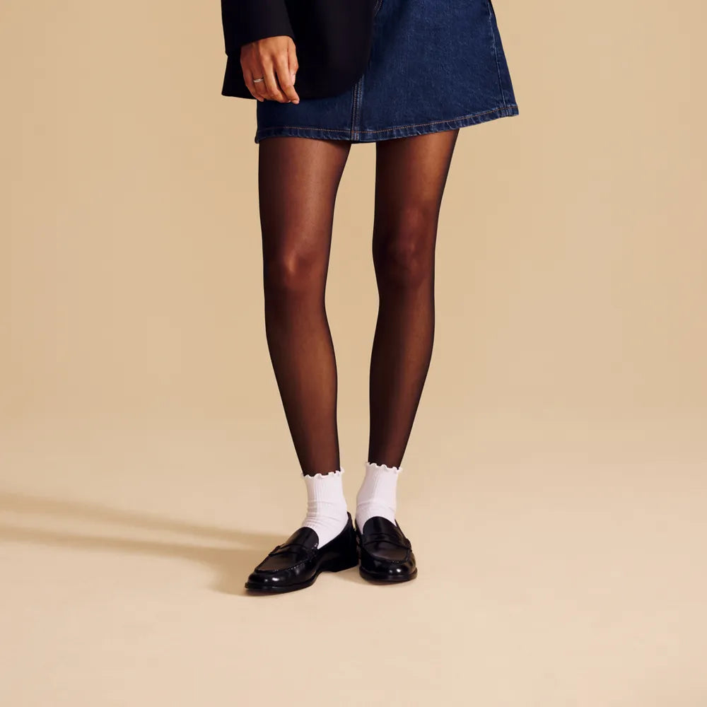 Women's Ruffle Rib Quarter Socks