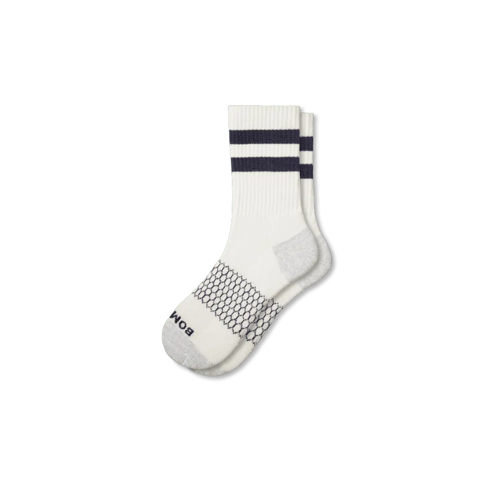 Women's Vintage Stripes Half Calf Socks