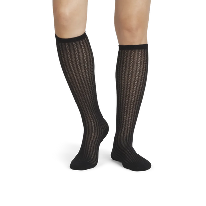 Women's Pointelle Knee High Socks