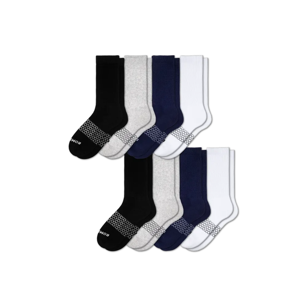 Women's Solids Calf Sock 8-Pack