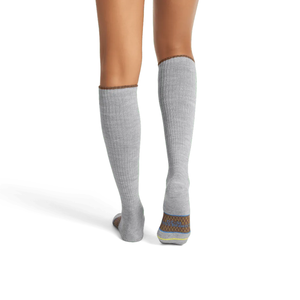 Women's Merino Wool Blend Everyday Compression Socks (15-20mmHg)