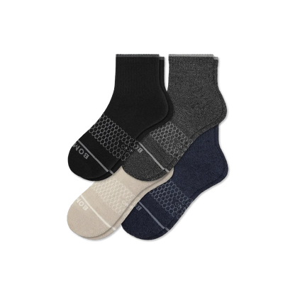 Women's Merino Wool Blend Quarter Sock 4-Pack