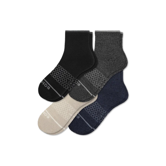 Women's Merino Wool Blend Quarter Sock 4-Pack