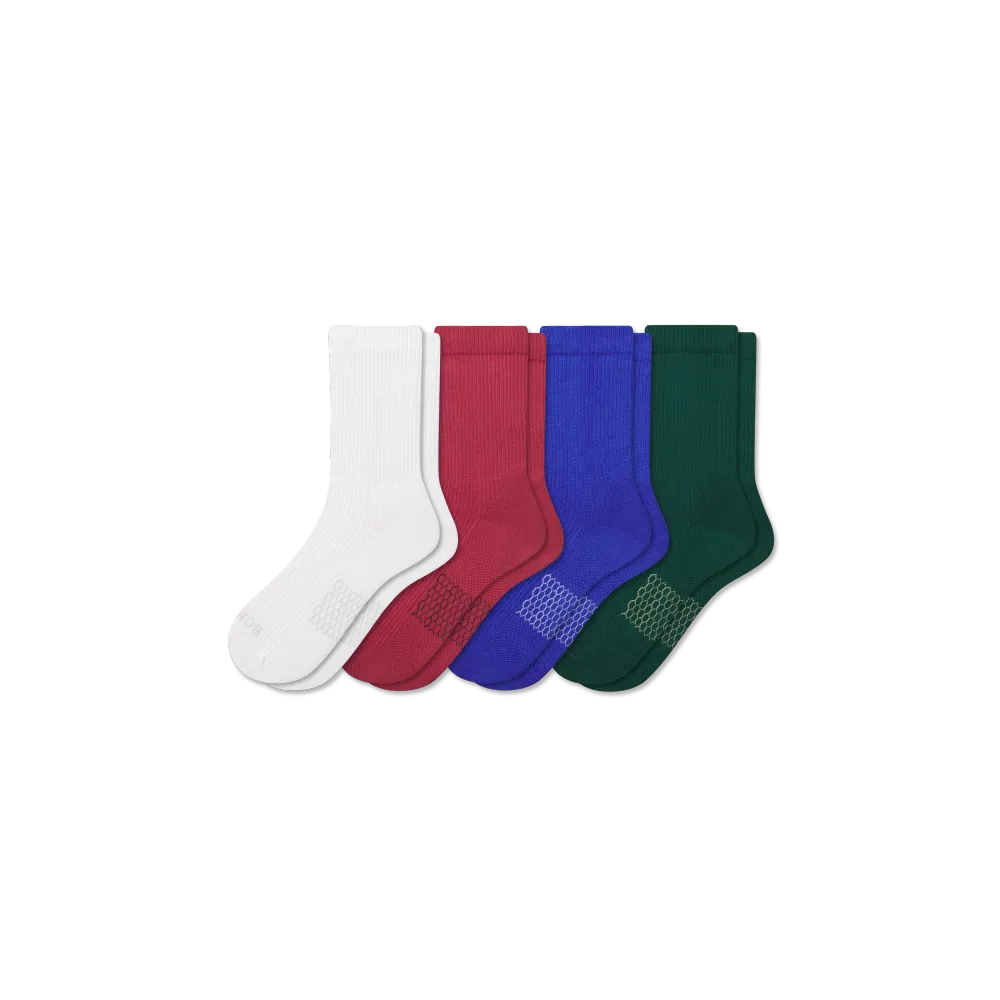 Women's Modern Rib Half Calf Sock 4-Pack
