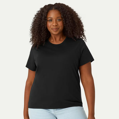 Women's Pima Cotton Crew Neck T-Shirt 6-Pack
