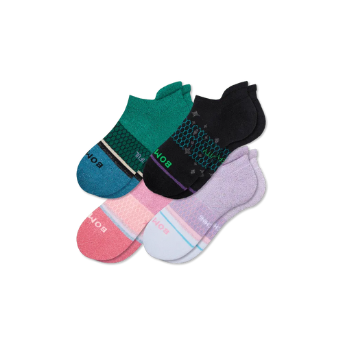 Wicked X Bombas Ankle Sock 4-Pack