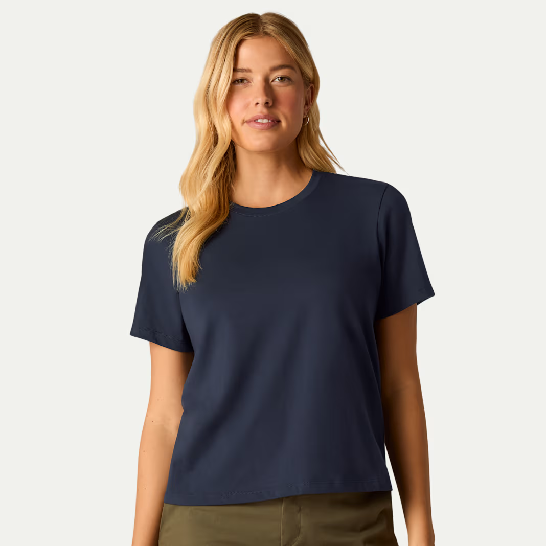 Women's Pima Cotton Crew Neck T-Shirt