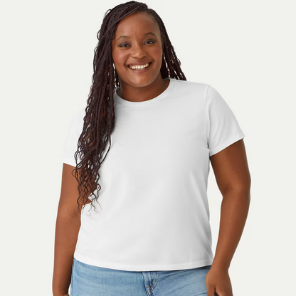 Women's Pima Cotton Crew Neck T-Shirt 6-Pack
