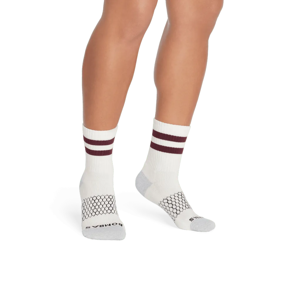 Women's Vintage Stripes Half Calf Socks