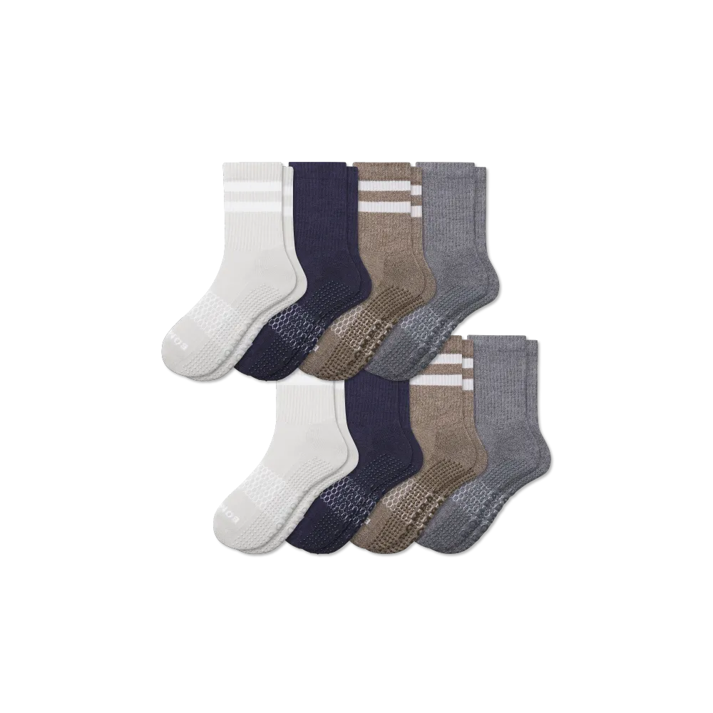 Women's Grippers Half Calf Sock 8-Pack