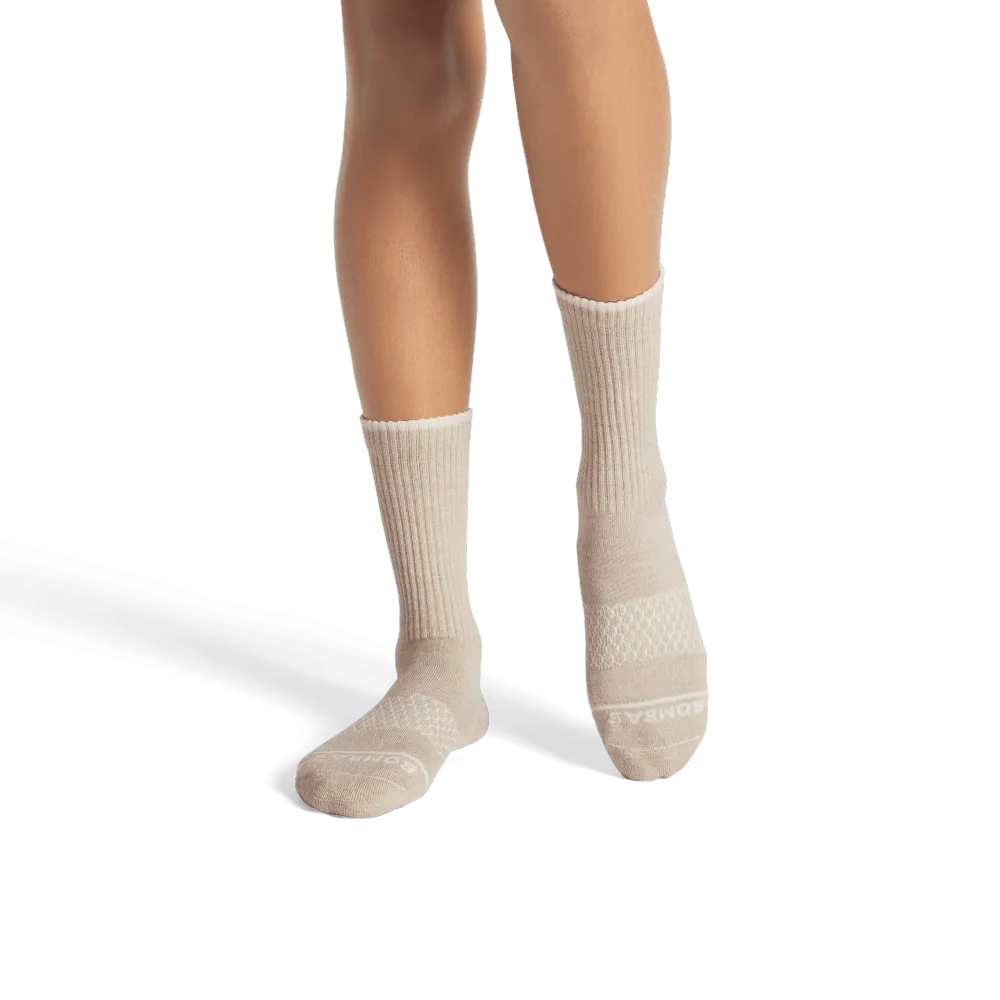 Women's Merino Wool Blend Calf Sock 4-Pack