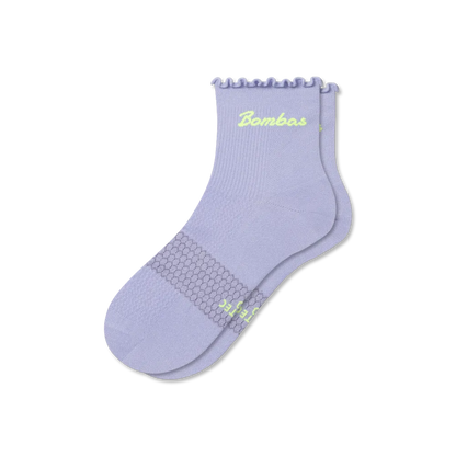 Women¡¯s Ruffle Athletic Quarter Socks