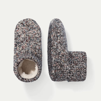 Women's Gripper Slipper Bootie - Sherpa-Lined