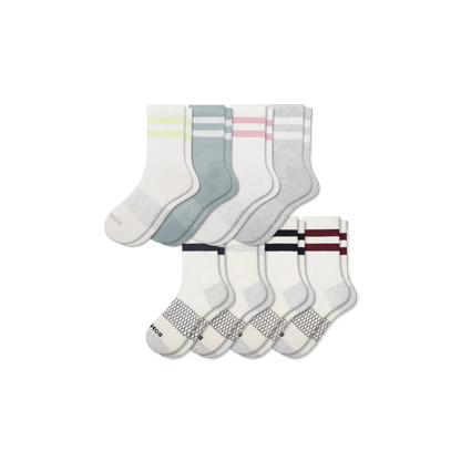 Women's Vintage Stripes Half Calf Sock 8-Pack