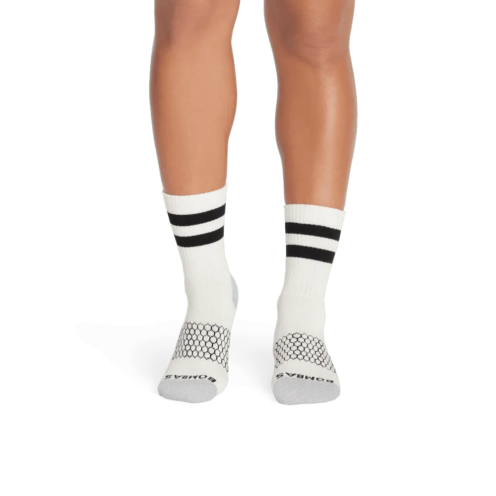 Women's Vintage Stripes Half Calf Socks