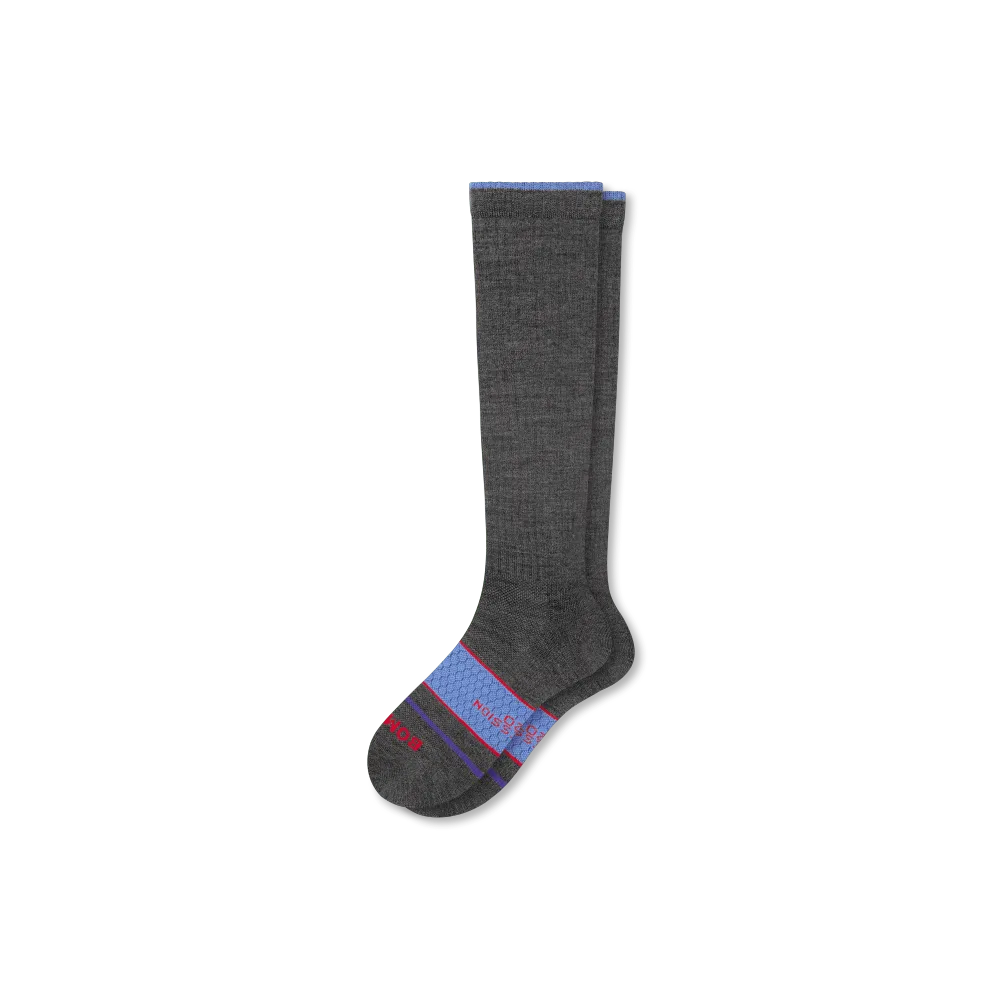 Women's Merino Wool Blend Everyday Compression Socks (15-20mmHg)