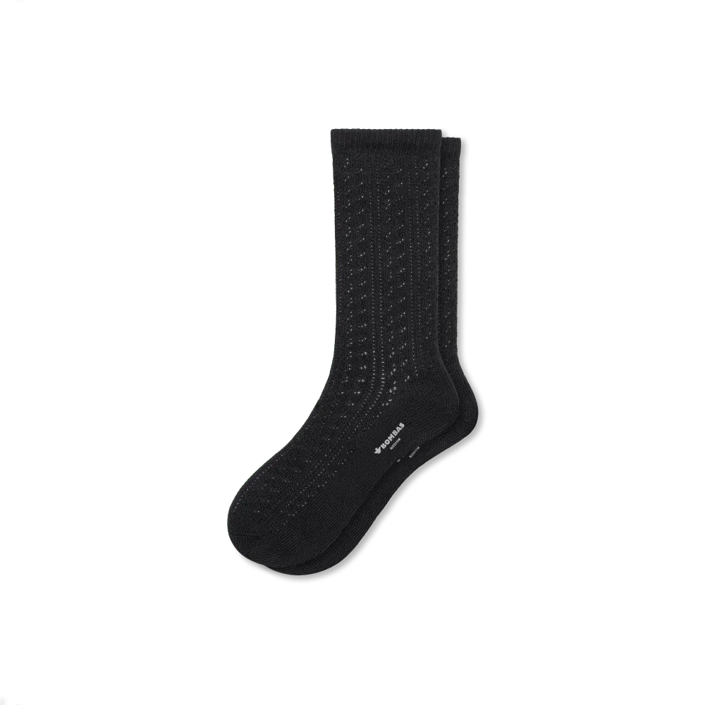 Women's Pointelle Calf Socks