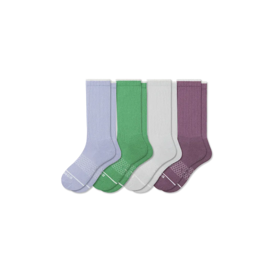 Women's Merino Wool Blend Calf Sock 4-Pack