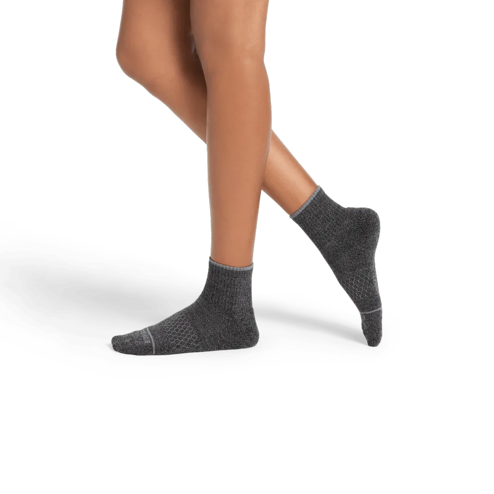 Women's Merino Wool Blend Quarter Sock 4-Pack