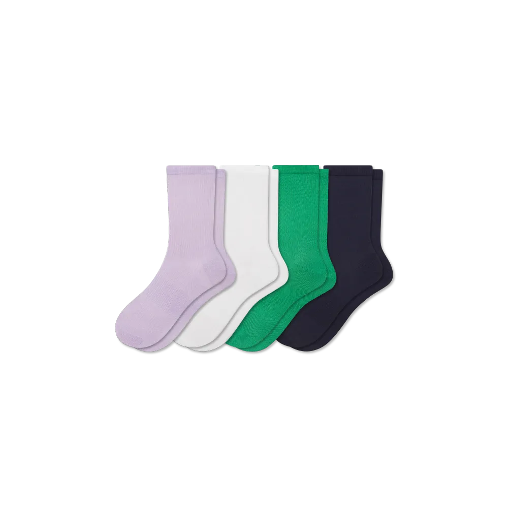 Women's Featherweight Rib Half Calf Sock 4-Pack