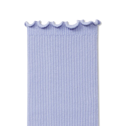 Women's Ruffle Rib Half Calf Socks