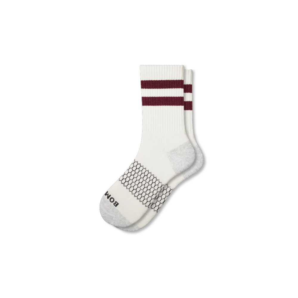 Women's Vintage Stripes Half Calf Socks